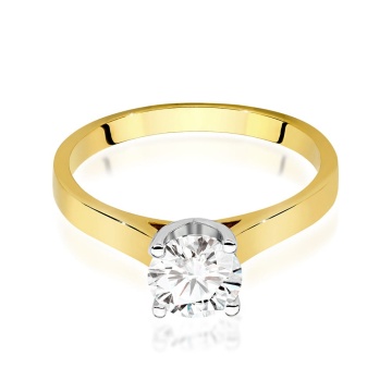 Inel Aur 14K cu Diamant de Laborator 0.70 ct - Img 2