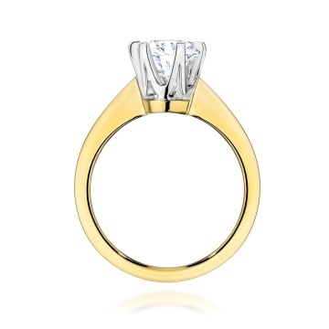 Inel Aur 14K cu Diamant de Laborator 1.00 ct - Img 3