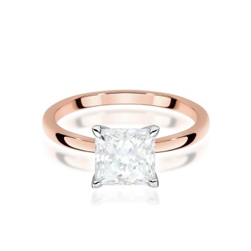 Inel Aur 14K cu Diamant de Laborator 1.50 ct - Img 5