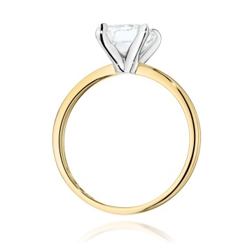 Inel Aur 14K cu Diamant de Laborator 2.00 ct - Img 3