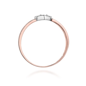 Inel Aur 14K cu Diamant Natural 0.04 ct - Img 8