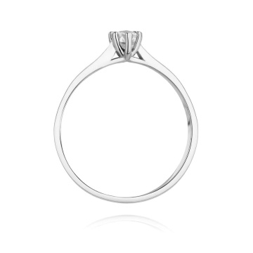 Inel Aur 14K cu Diamant Natural 0.15 ct - Img 7