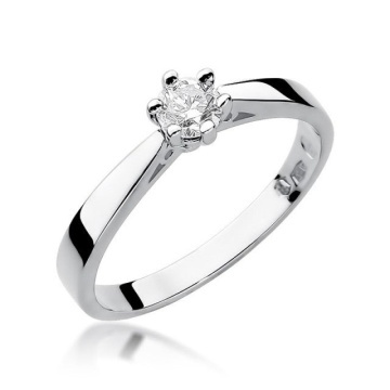 Inel Aur 14K cu Diamant Natural 0.25 ct - Img 4