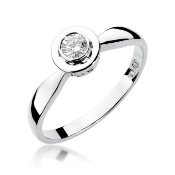 Inel Aur 14K cu Diamant Natural 0.30 ct - Img 4
