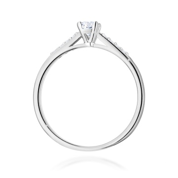 Inel Aur 14K cu Diamante de Laborator 0.32 ct - Img 11