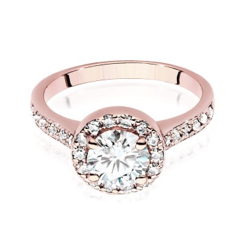 Inel Aur 14K cu Diamante de Laborator 1.38 ct - Img 8