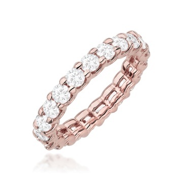Inel Aur 14K cu Diamante de Laborator 1.52 ct - Img 5