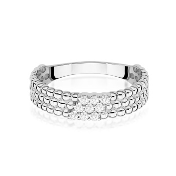 Inel Aur 14K cu Diamante Naturale 0.13 ct - Img 12