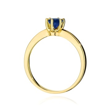 Inel Aur 14K cu Safir 0.50 ct - Img 3