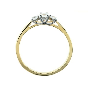 Inel Aur 8K cu Zirconii - Design Elegant - Img 3