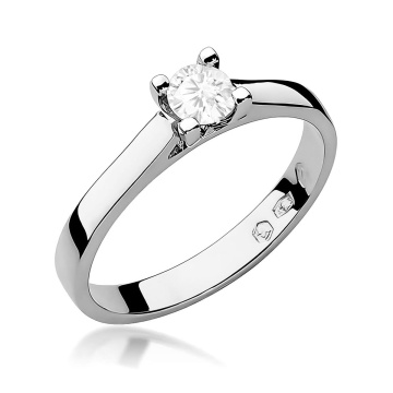 Inel Aur 9K cu Diamant de Laborator 0.25 ct - Img 5