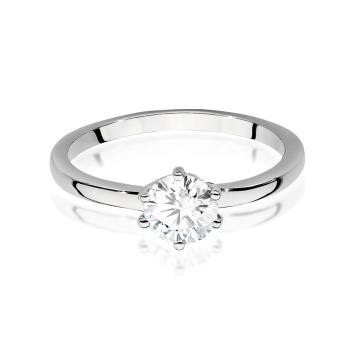 Inel Aur 9K cu Diamant de Laborator 0.70 ct - Img 5
