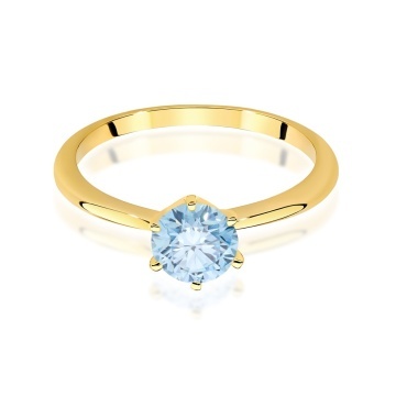 Inel Aur 9K cu Diamant de Laborator 1.00 ct - Img 2