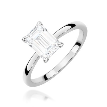Inel Aur 9K cu Diamant de Laborator 1.00 ct - Img 4