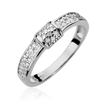 Inel Aur 9K cu Diamante Naturale 0.19 ct - Img 5