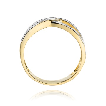 Inel Aur 9K cu Diamante Naturale 0.27 ct - Img 3