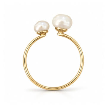 Inel Simply Pearls din AUR 14K cu Perle de Cultura - Img 2