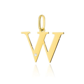 Pandantiv Aur 14K cu Diamante Naturale 0.01 ct