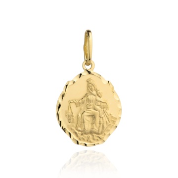 Pandantiv Aur 14k cu Fecioara Maria si Iisus - Img 5