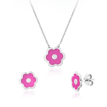 Set pentru copii - Flower din Argint 925