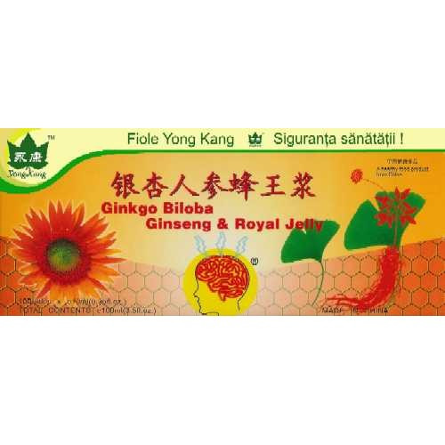 Fiole Gingko Biloba&Ginseng&Royal Jelly