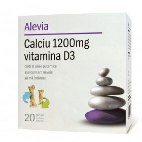 Calciu 1200 mg+ vitamina D3