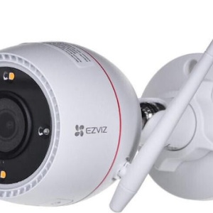 Cameră Supraveghere Exterior Wi-Fi EZVIZ H3c, 3MP (2K), Lentilă 4mm, Vedere Nocturnă 30m, Microfon și Difuzor