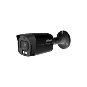 Cameră Supraveghere Dahua 5MP Black Edition, Smart Dual Light 40m, Microfon încorporat, Lentilă 2.8mm, HDCVI, Exterior IP67