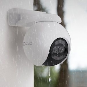 Cameră Supraveghere Exterior Wireless EZVIZ H80x Dual, 10MP, Rotire din Mobil, Night Vision Color și Detectie Om/Vehicul - Img 2