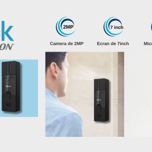 Videointerfon analogic Hikvision HiLook VI-K12P, 4 fire, ecran 7 Inch TFT, Camera 2MP - Img 2