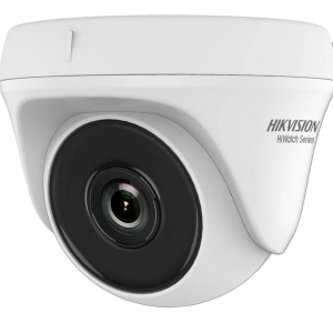 Camera de supraveghere dome, 2MP, lentila fixa 2.8mm, Smart IR 20m, Hikvision, HWT-T120-P