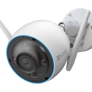 Cameră Supraveghere Wireless EZVIZ H3 2K (3MP), Vedere Nocturnă Color, Protecție IP67