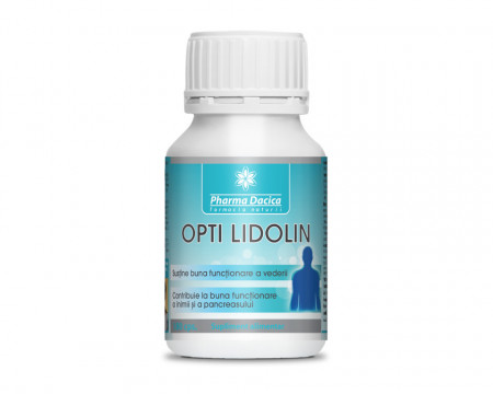 Opti Lidolin -180 capsule - supliment pentru sănătatea și buna funcționare a ochilor