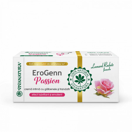 EroGenn Passion - crema intima cu galbenele si trandafir 20 ml – Leonard Radutz Formula – VivaNatura