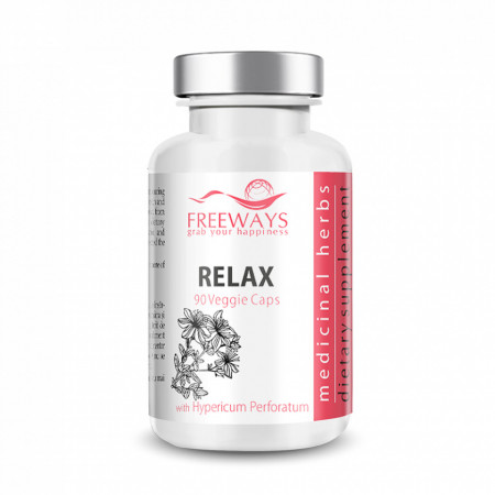 RELAX (90 cps veg) - supliment pentru relaxare și somn liniștit
