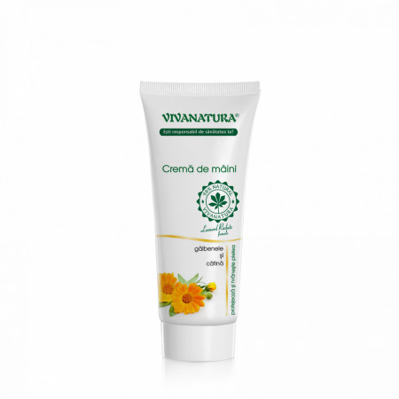 Crema de maini cu galbenele si catina 75 ml – Leonard Radutz Formula – VivaNatura