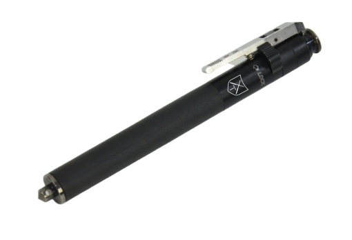 Baston telescopic profesional autoaparare 39 cm, deschidere automata, dispozitiv de spart geamuri, otel, 225 gr, Negru, 3 segmente, TELESCOPIKA