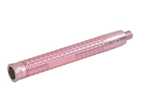Baston telescopic profesional autoaparare 51 cm, inchidere pe buton, duraluminiu, 335 gr, Roz, 3 segmente, TELESCOPIKA - Img 1