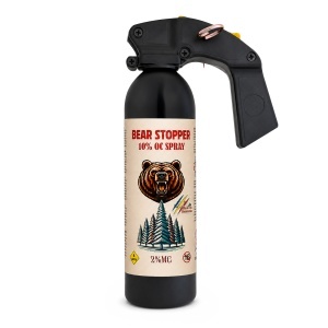 Spray anti-urs cu piper, pentru aparare impotriva ursilor, cainilor si a altor animale, pulverizare dispersie, 400 ml, Bear Stopper XL EDITION - Img 3