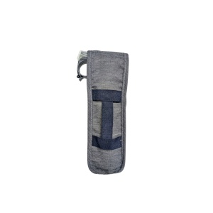Port Husa Toc Spray Urs 150-220 ml, cu accces rapid, prindere pe Centura si la rucsac, gri, BEAR STOPPER - Img 3