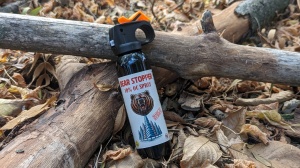 Spray anti-urs cu piper, pentru aparare impotriva ursilor, cainilor si a altor animale, pulverizare dispersie, 150 ml, Bear Stopper - Img 2
