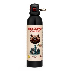 Spray anti-urs cu piper, pentru aparare impotriva ursilor, cainilor si a altor animale, pulverizare dispersie, 400 ml, Bear Stopper XL EDITION
