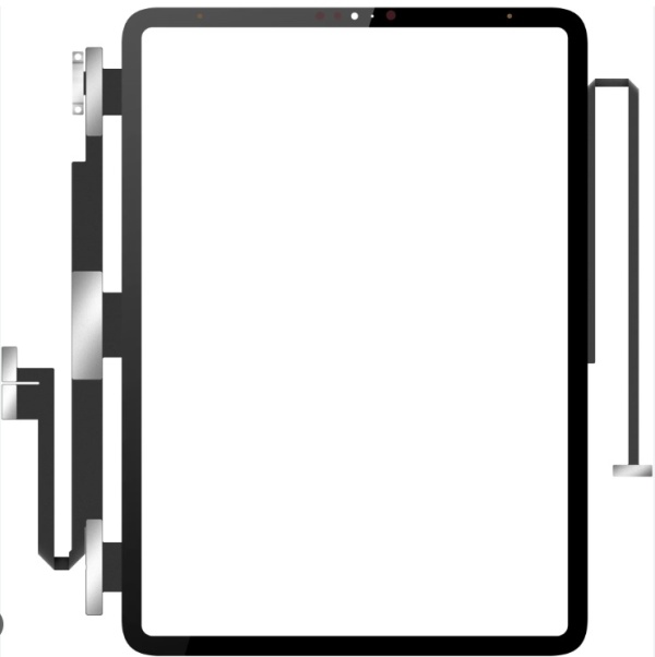 Touchscreen cu OCA - iPad PRO 11 (2th) 2020 A2228 / A2231 / A2068 / A2230 - NEGRU