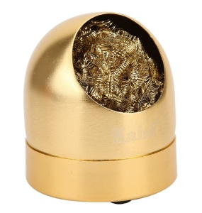 Suport cu Burete Metalic pentru Curatarea Varfurilor de Letcon Gold