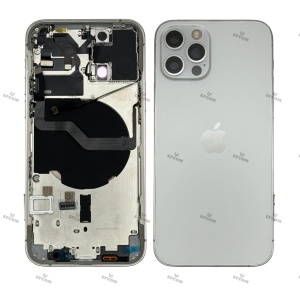 Carcasa iPhone 12 PRO SILVER SWAP Grad A Cu flexuri ALB
