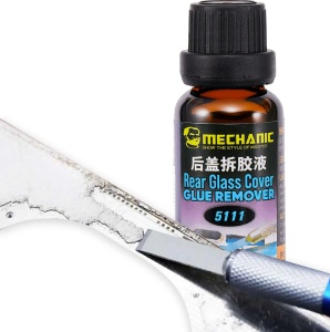 Set Solutie indepartare adeziv spate iPhone cu bisturiu si 2 seringi, Mechanic 5111 20ml