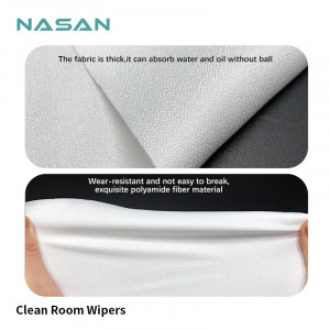Antistatic Clean Wipers - 400pcs - NASAN - Img 2