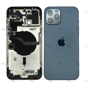Carcasa iPhone 12 PRO MAX BLUE SWAP Grad A Cu flexuri ALBASTRU