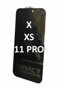 Folie de Sticla PRIVACY iPhone X / XS / 11 PRO - Premium