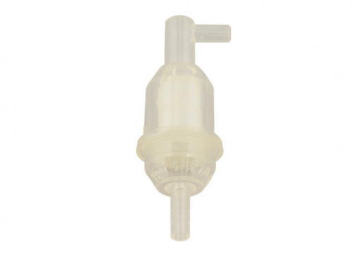 Fuel filter with 90° connection